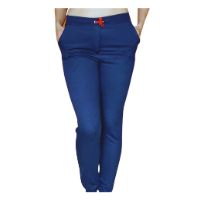 Calça de Moletom Slim com Bolsos